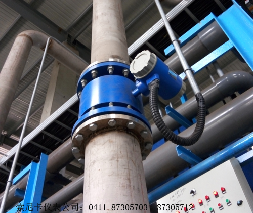 電廠電磁流量計(jì)現(xiàn)場圖