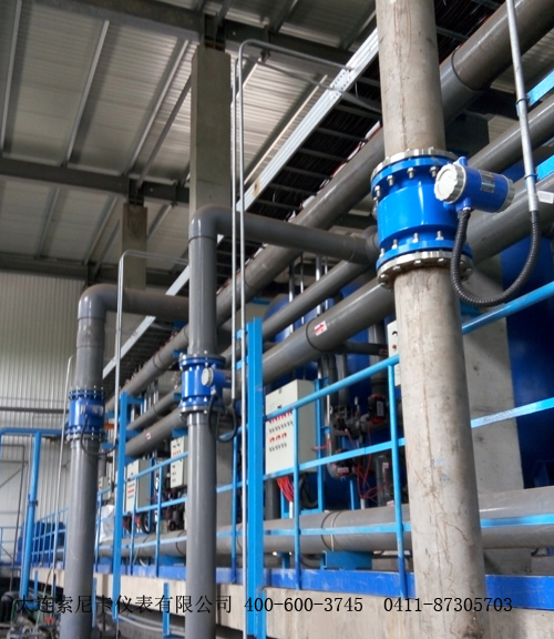 電廠電磁流量計(jì)現(xiàn)場圖