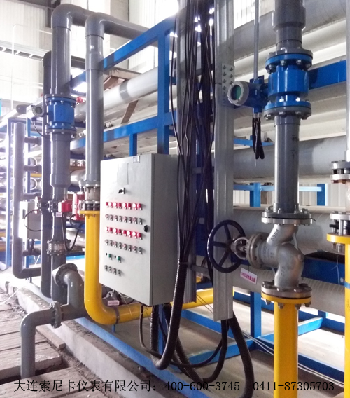 電廠電磁流量計(jì)現(xiàn)場圖